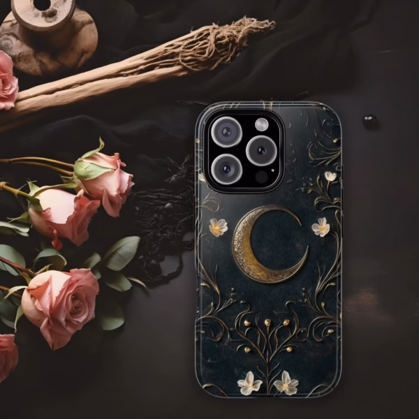 Dark Celestial Spellbook Tough Phone Case | Book of Shadows Aesthetic - Image 3