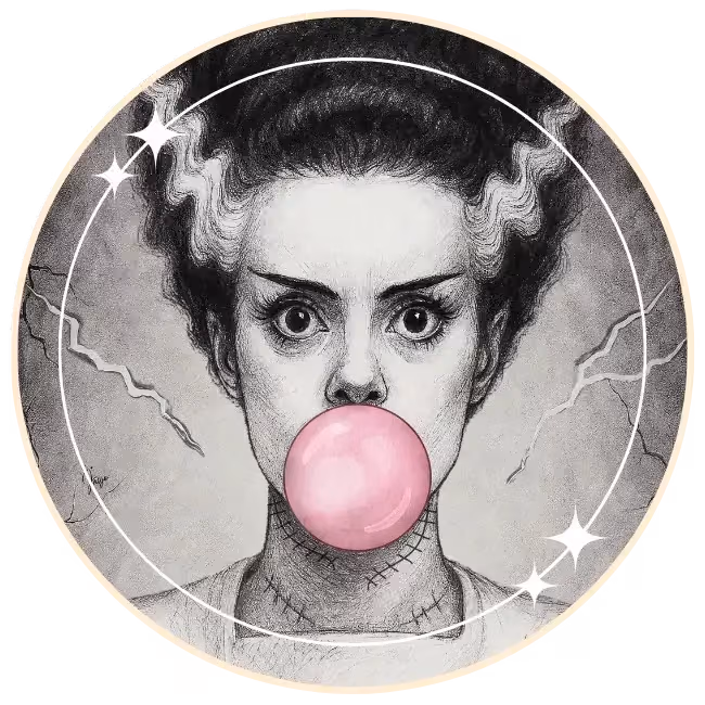 Shop Bubblegum Horror on Sparkling and Dark